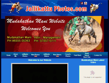 Tablet Screenshot of jallikattuphotos.com